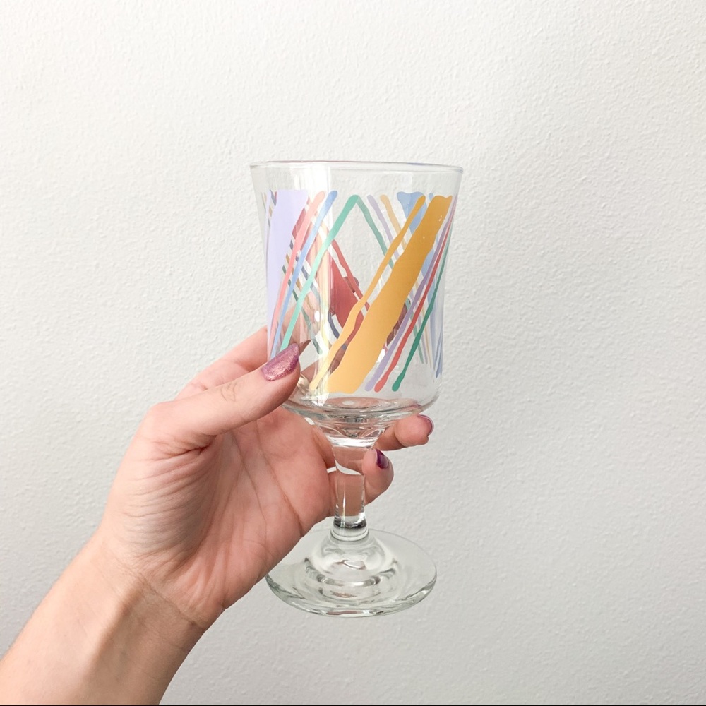 80s Retro Style Glasses (set of 4)